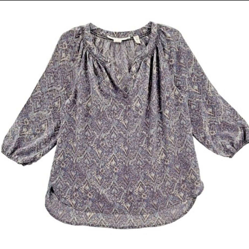 Max Studio 100% Silk Top